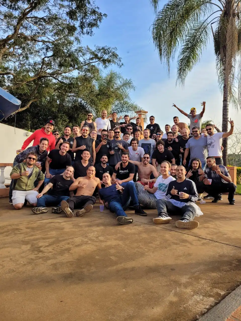 Momentos de descontração da galera